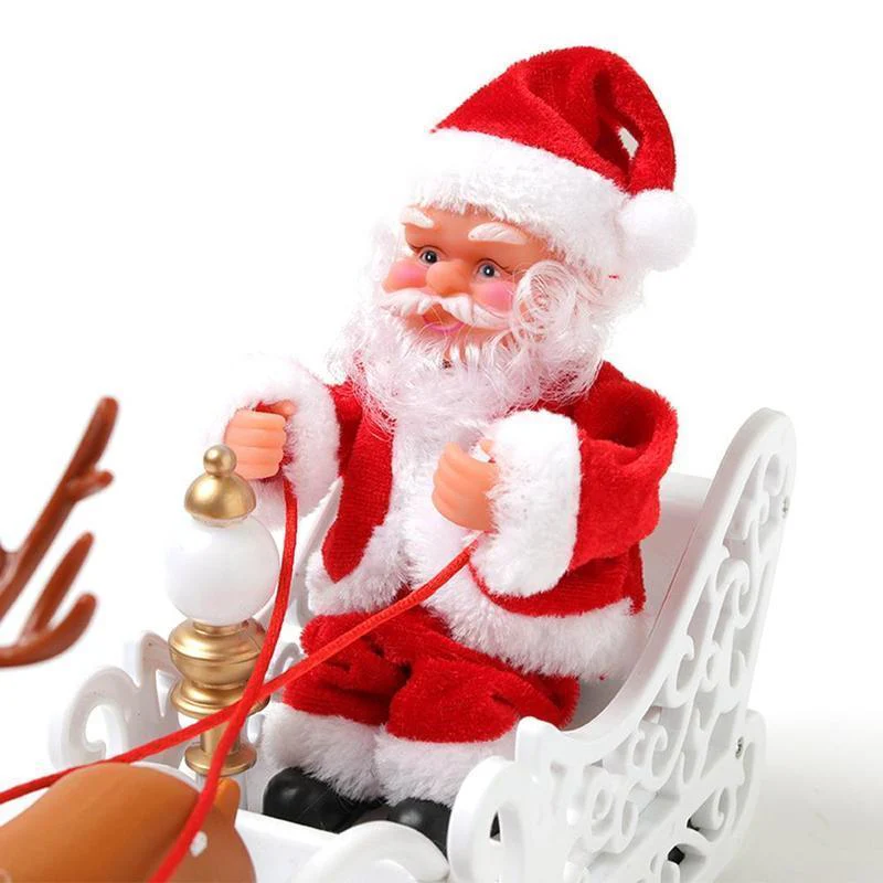 Electric Santa Claus Toys Music Deer - Image 6