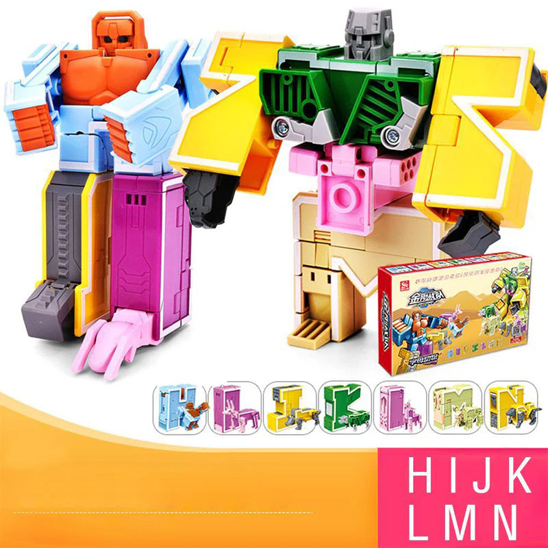 English Letters Deformed Dinosaur Toys - Image 6