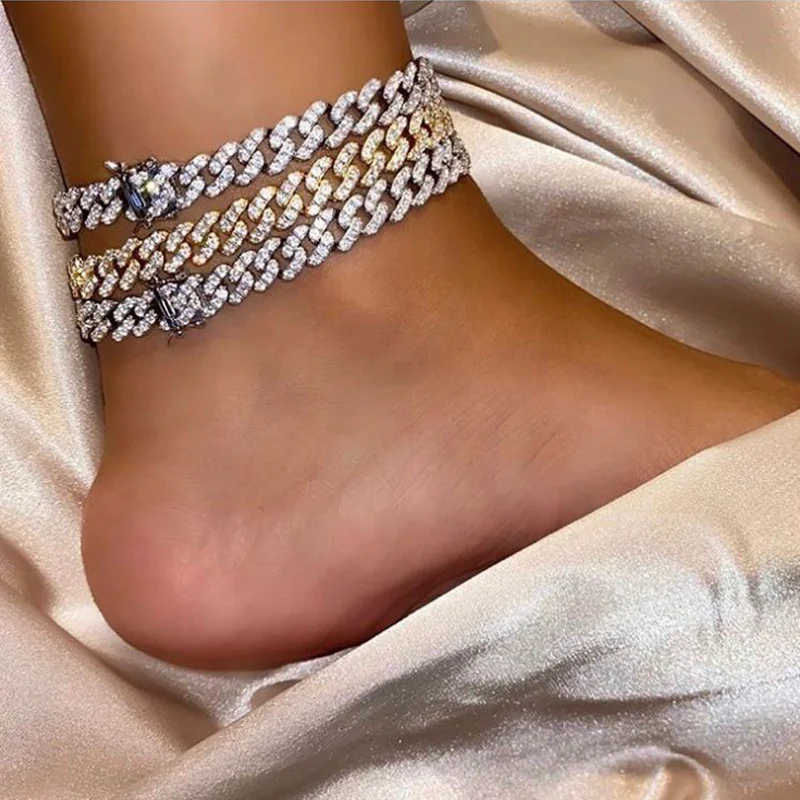 Fashion Chunky Metal Chain Anklet - Image 4