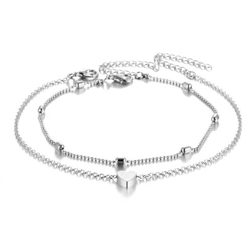 Fashion Heart Anklets for Women - Image 10