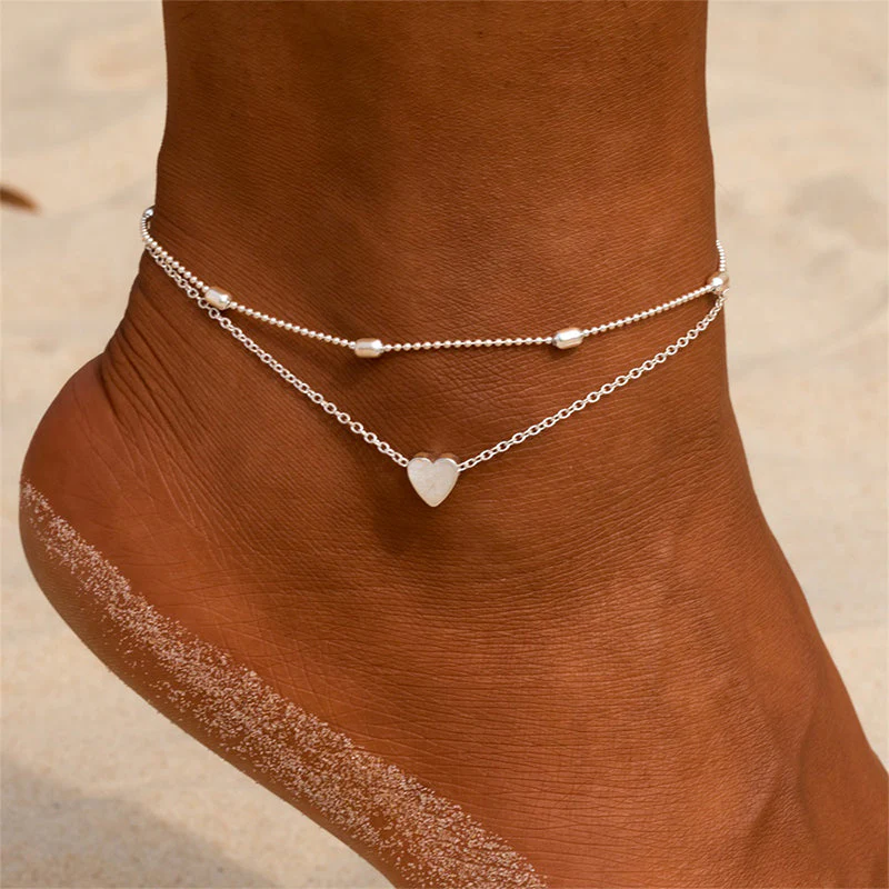 Fashion Heart Anklets for Women - Image 7