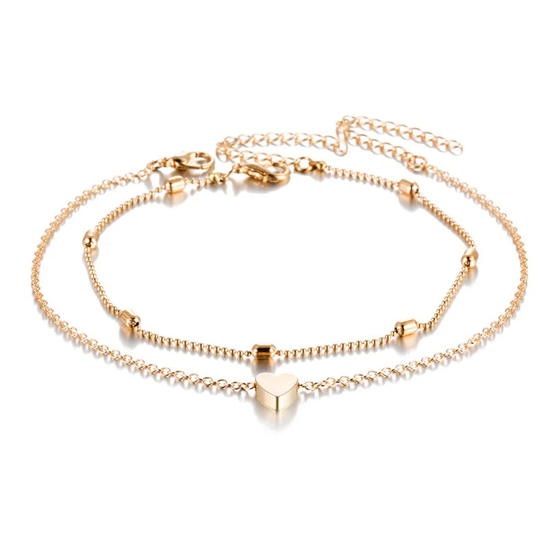 Fashion Heart Anklets for Women - Image 9