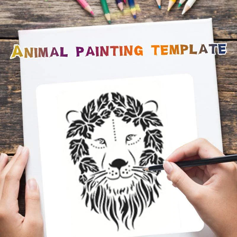Fast Draw Stencil Art Templates( 12 Sheets/Set ) - Image 13