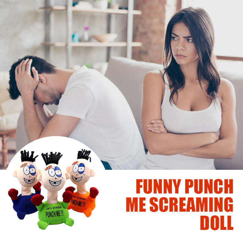 Funny Punch Me Screaming Doll - Image 5