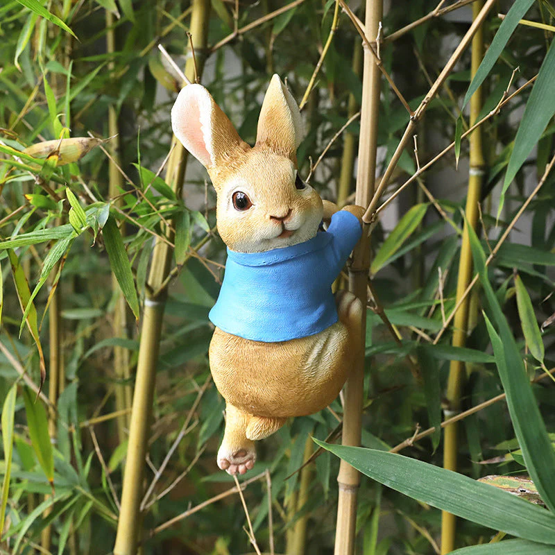 Garden Cartoon Rabbit Hanging Ornament - Image 5