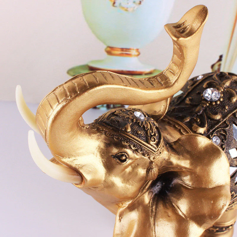 Golden Elephant Statue - Image 4