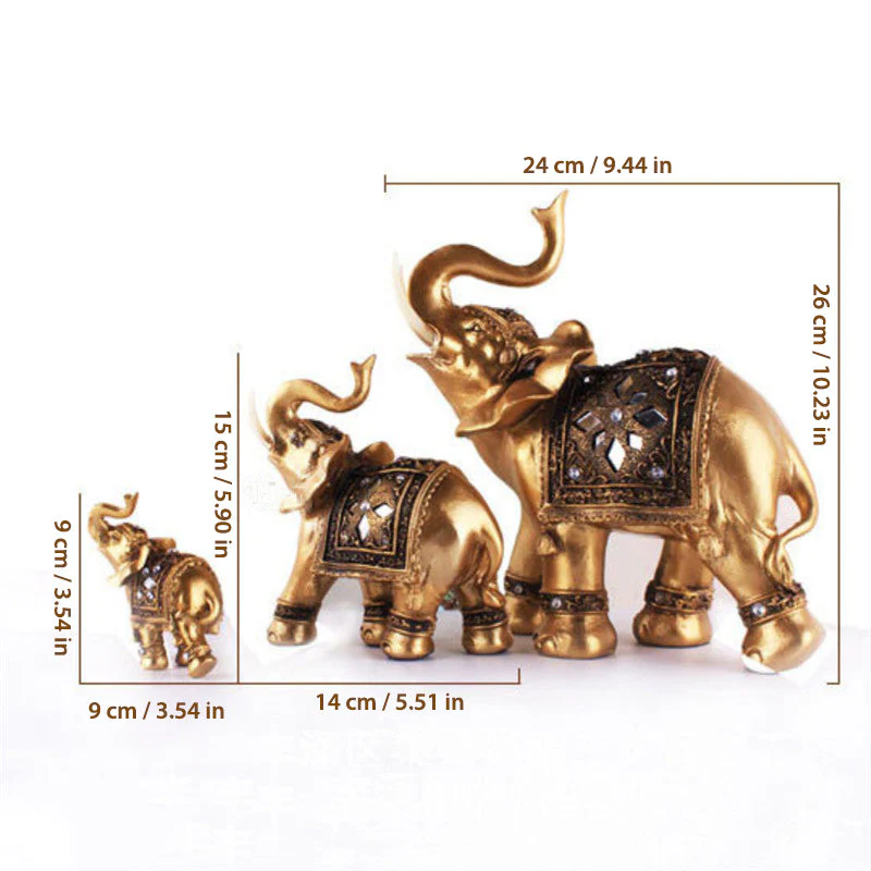 Golden Elephant Statue - Image 6