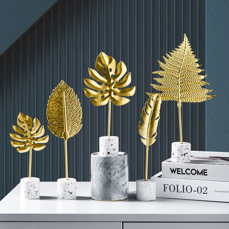 Golden Leaves Ornaments - Image 3