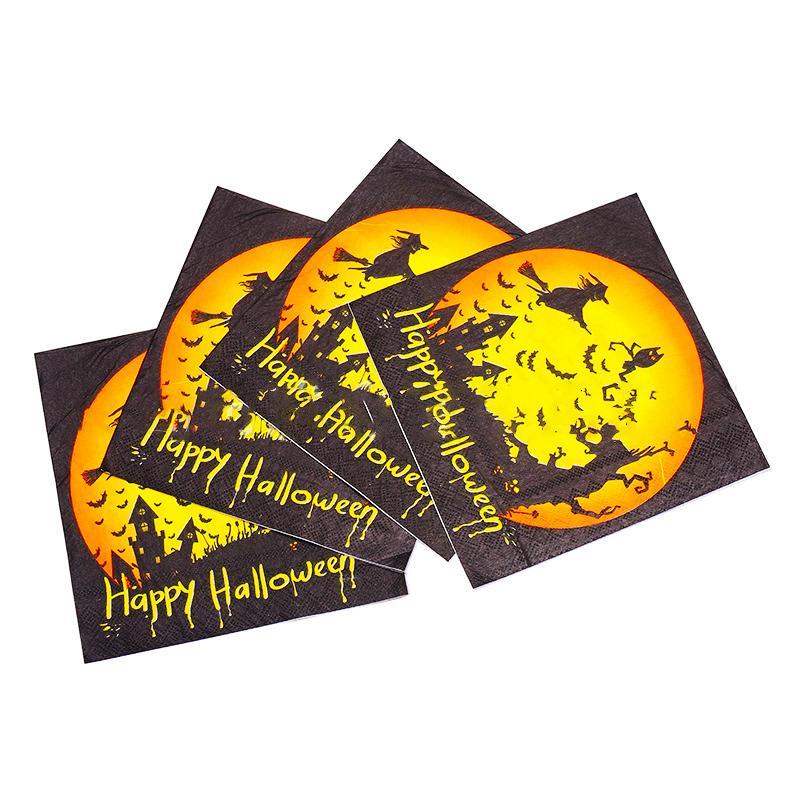 Halloween Decoration For Home Paper Napkins, 20 PCs - Image 6