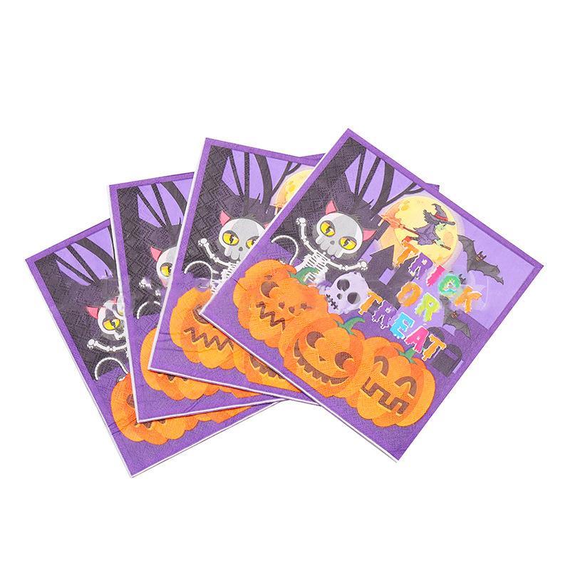 Halloween Decoration For Home Paper Napkins, 20 PCs - Image 8