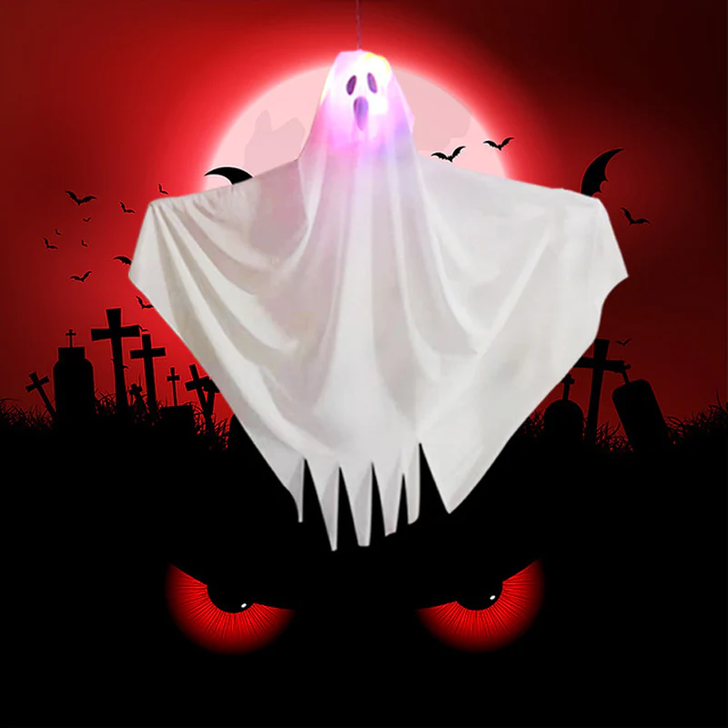 Halloween Decoration LED Light Hanging Ghost - Image 2