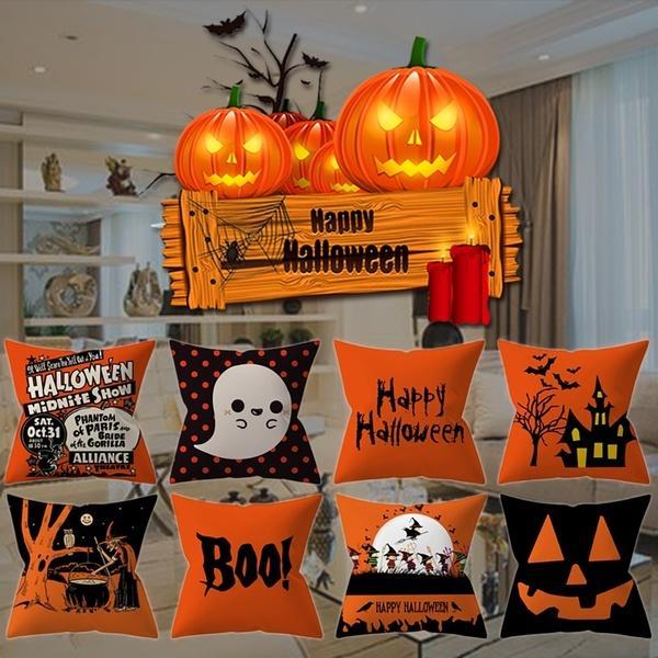 Halloween Decoration Pumpkin Cushion Cover - Image 12