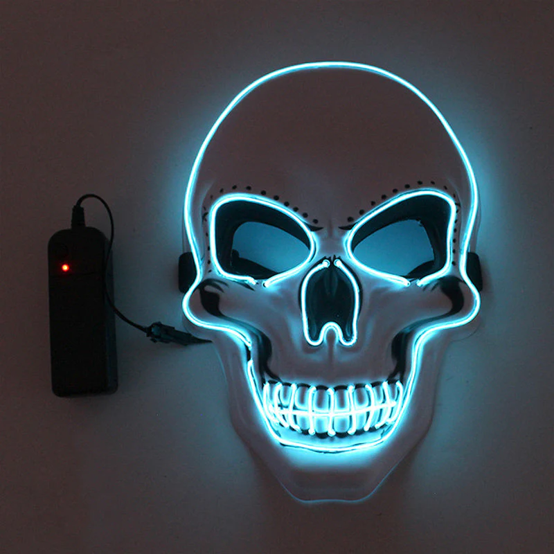 Halloween Mask LED Light Up Scary Skull Mask - Image 16