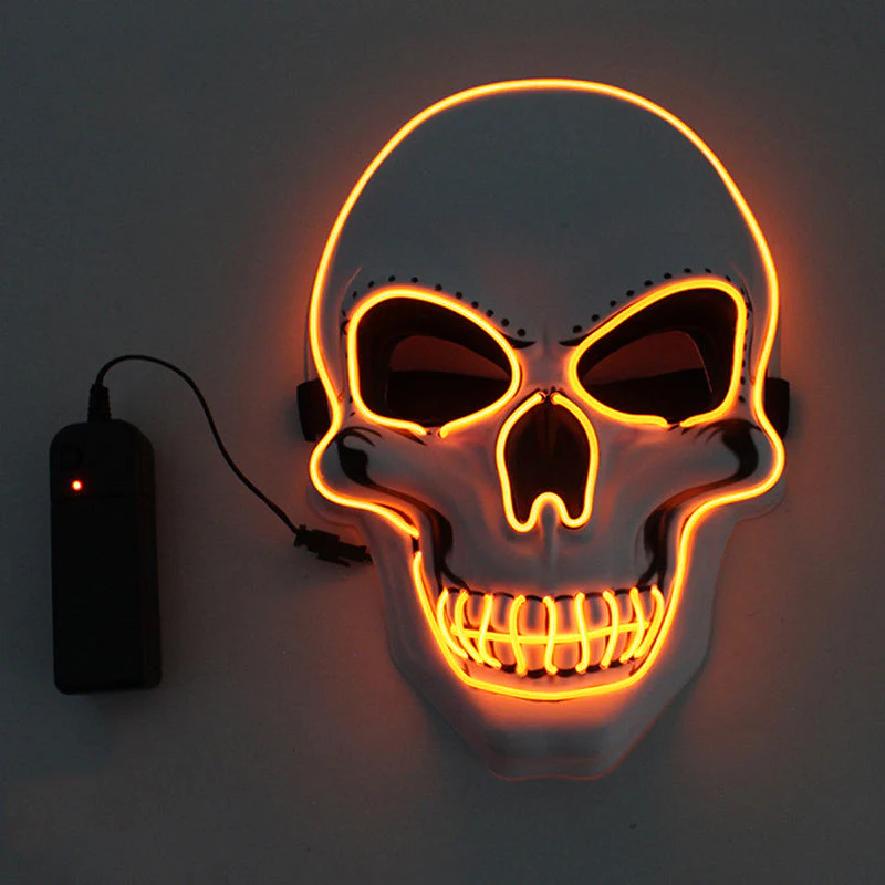 Halloween Mask LED Light Up Scary Skull Mask - Image 20