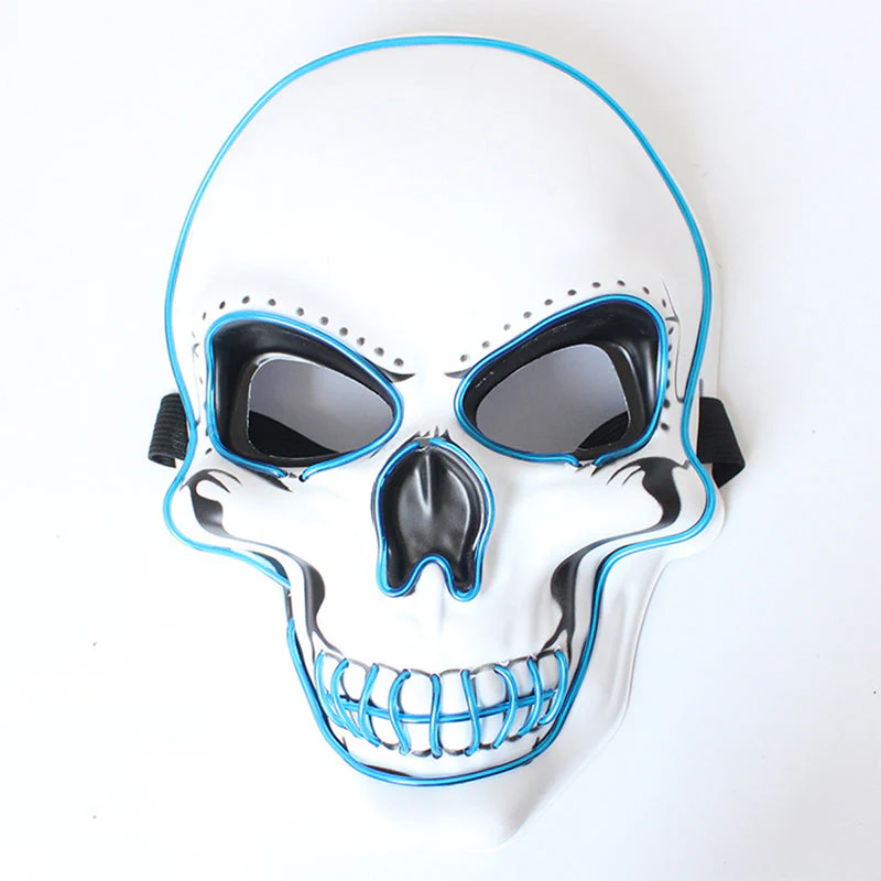 Halloween Mask LED Light Up Scary Skull Mask - Image 5