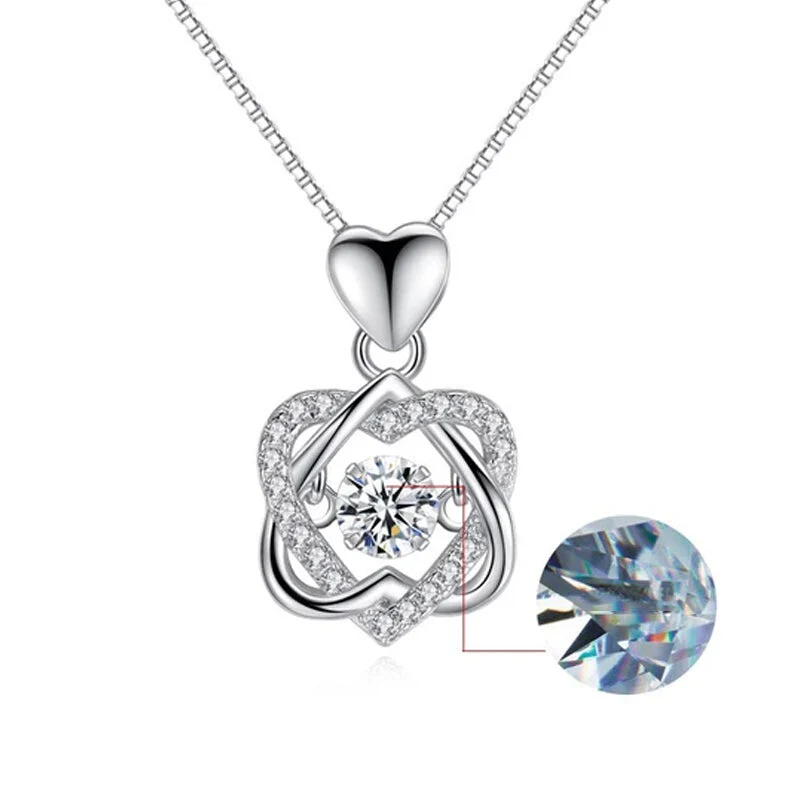 Heart necklace Set with rose - Image 11