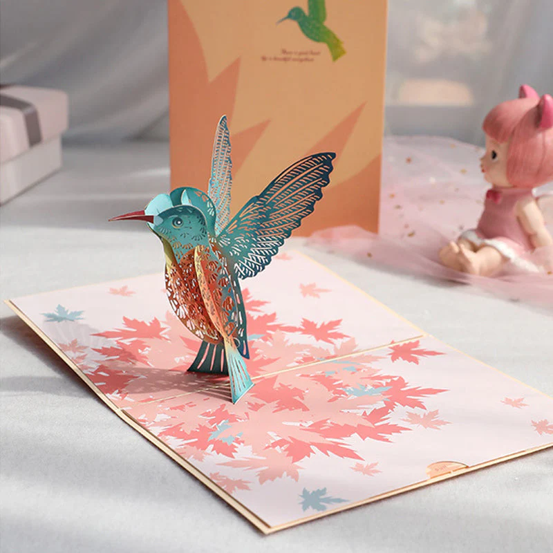 Hummingbird 3D Card - Image 5