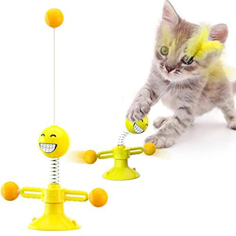 Interactive Spring Man Cat Toy - Image 4
