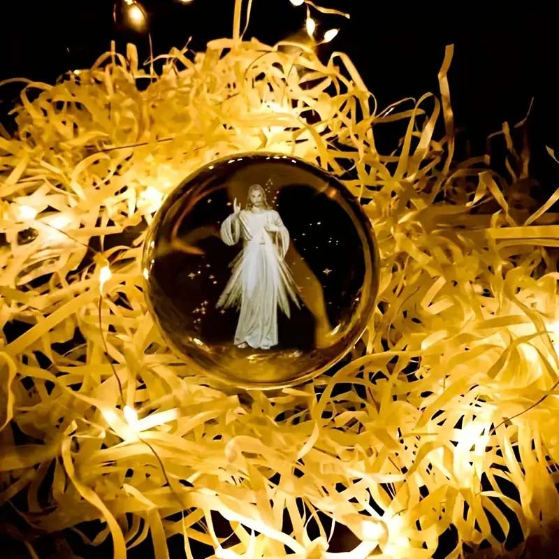 Jesus Glowing Crystal Ball - Image 14