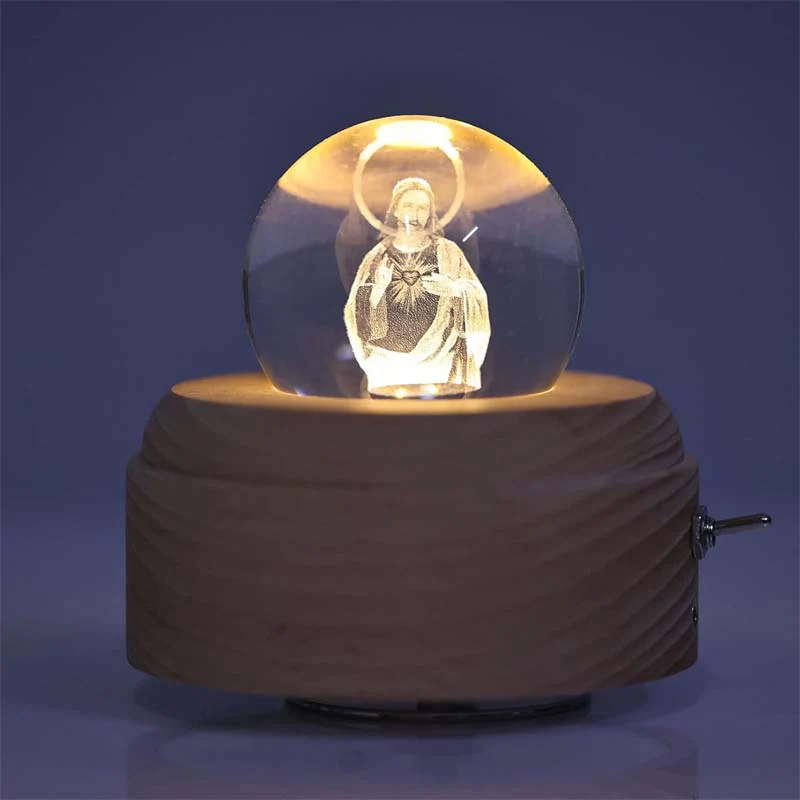 Jesus Glowing Crystal Ball - Image 5