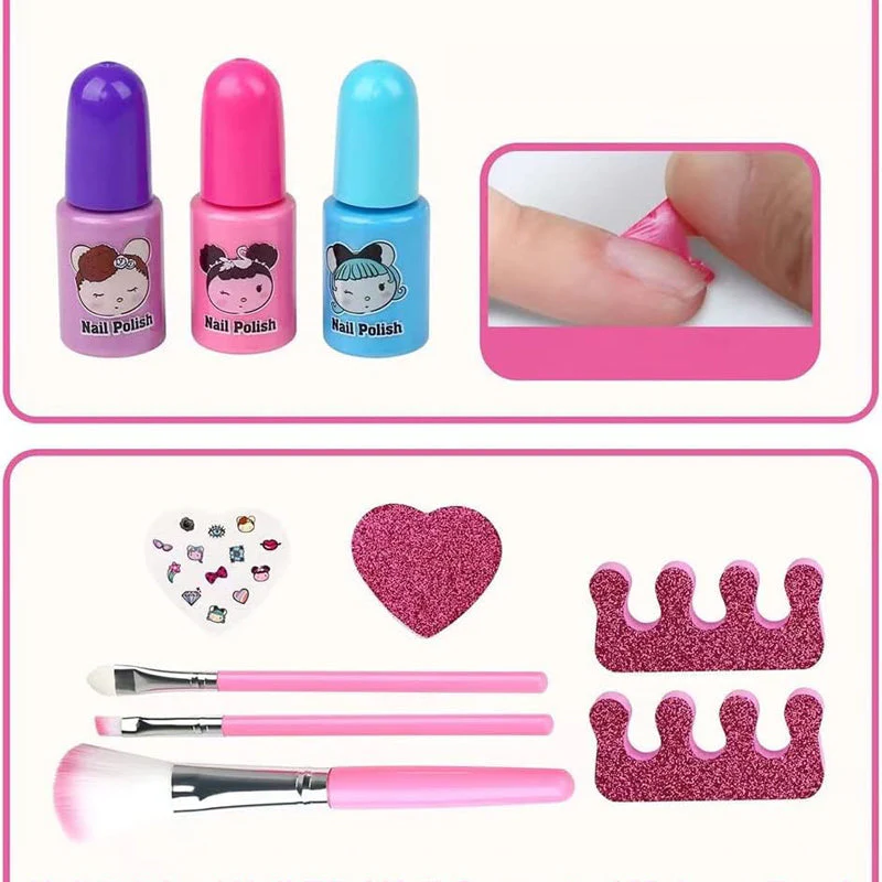 Kids Washable Makeup Beauty Kit - Image 18
