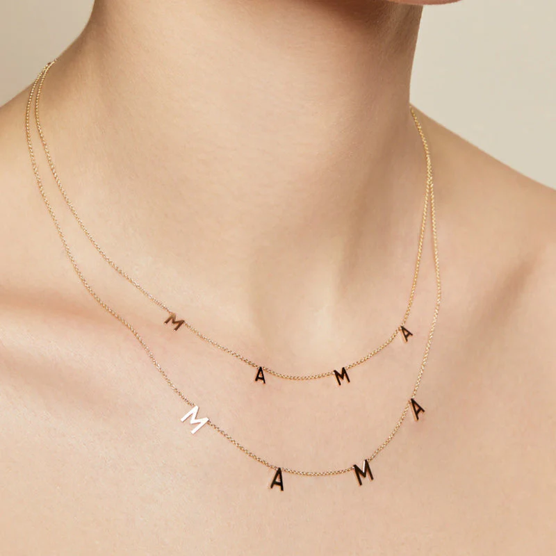 Letter Necklace for Mama - Image 2