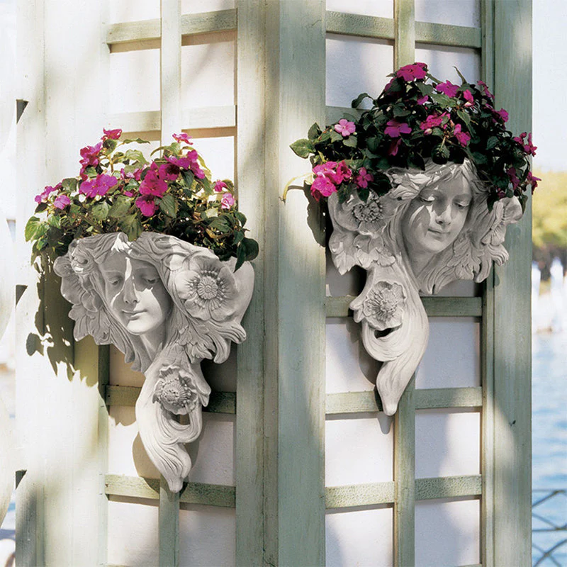 Mystic Maiden Wall Sculptures Planter - Image 2