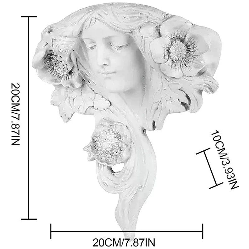Mystic Maiden Wall Sculptures Planter - Image 4