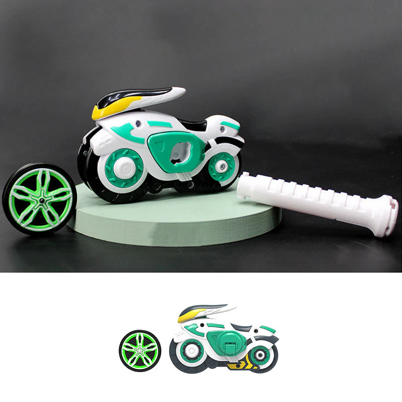 New Motorcycle Wheel Kids Battle Toys - Image 10