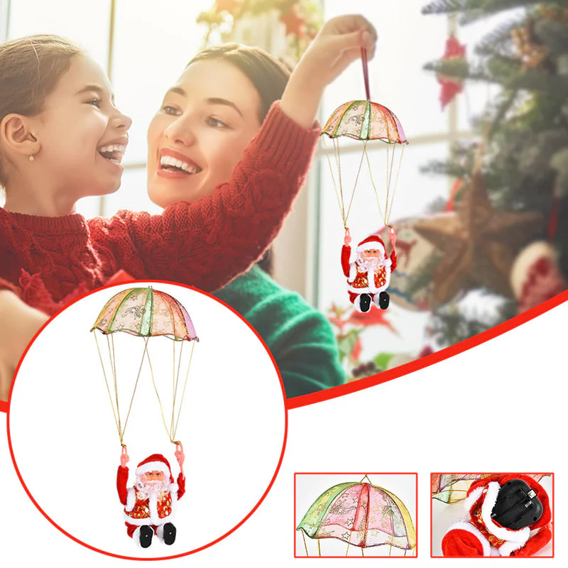 Parachute Santa- Christmas decoration - Image 4