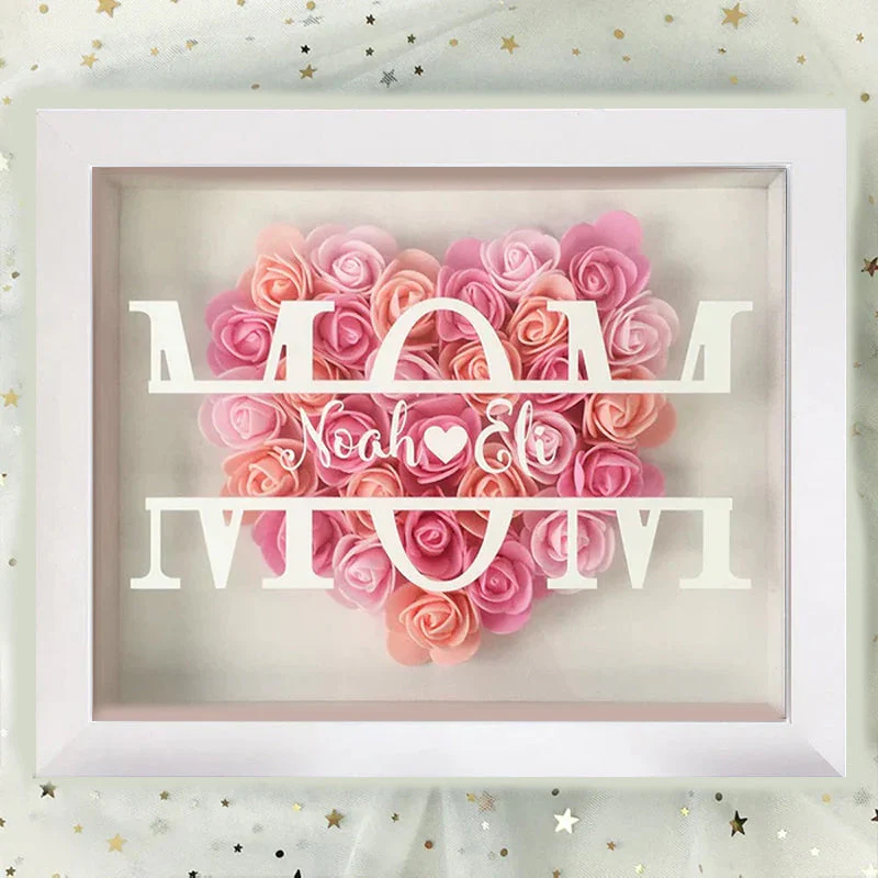 Personalized Mom Flower Shadow Box - Image 9