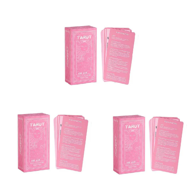 Pink Tarot Cards Deck Set - Image 14