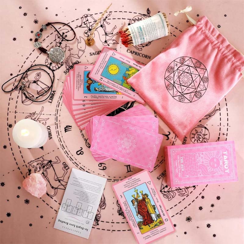 Pink Tarot Cards Deck Set - Image 7