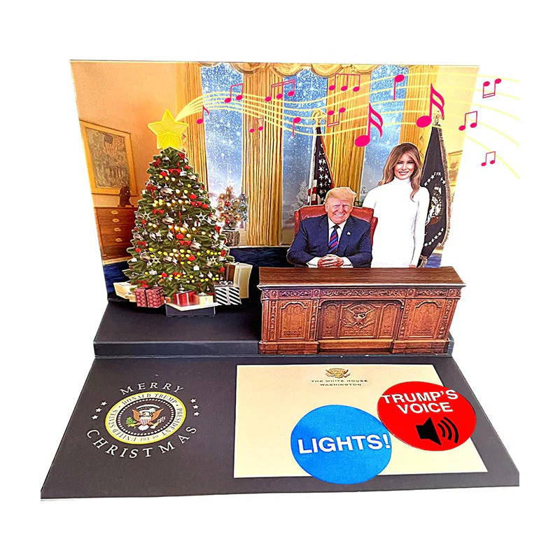 Pop Up Christmas Card with Light & Sound - Image 13