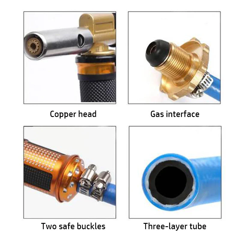 Professional Gas Welding Torch with Hose - Image 4