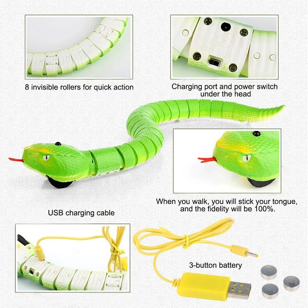 Realistic Remote Control RC Snake Toy - Image 3