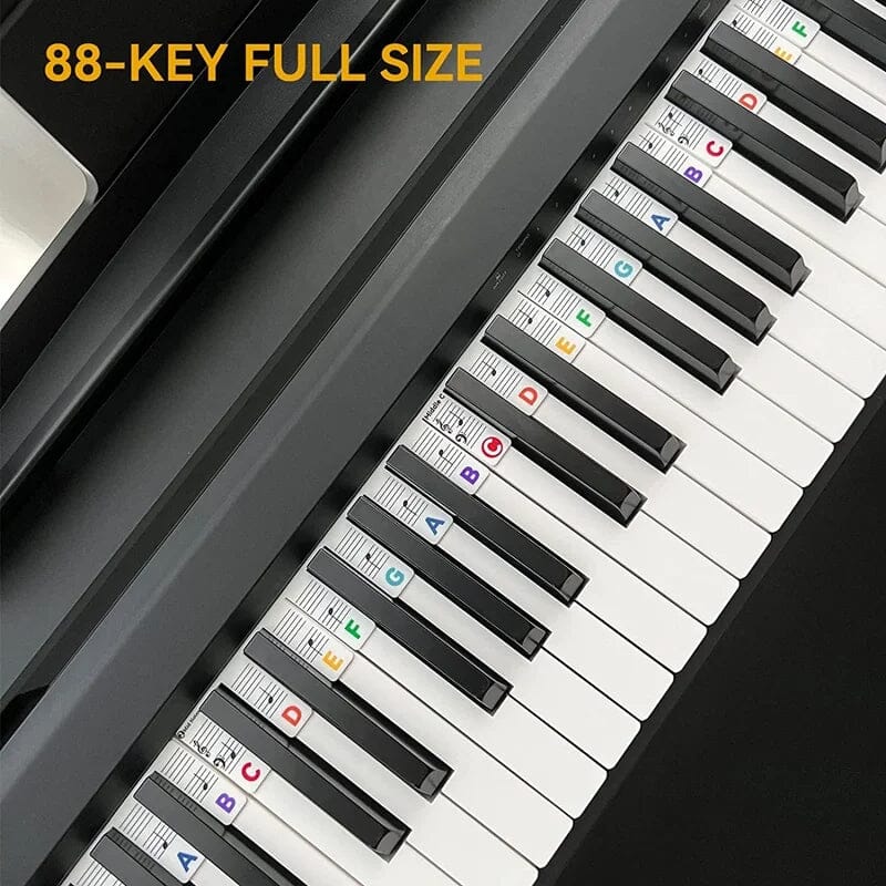 Removable Piano Keyboard Note Labels - Image 3