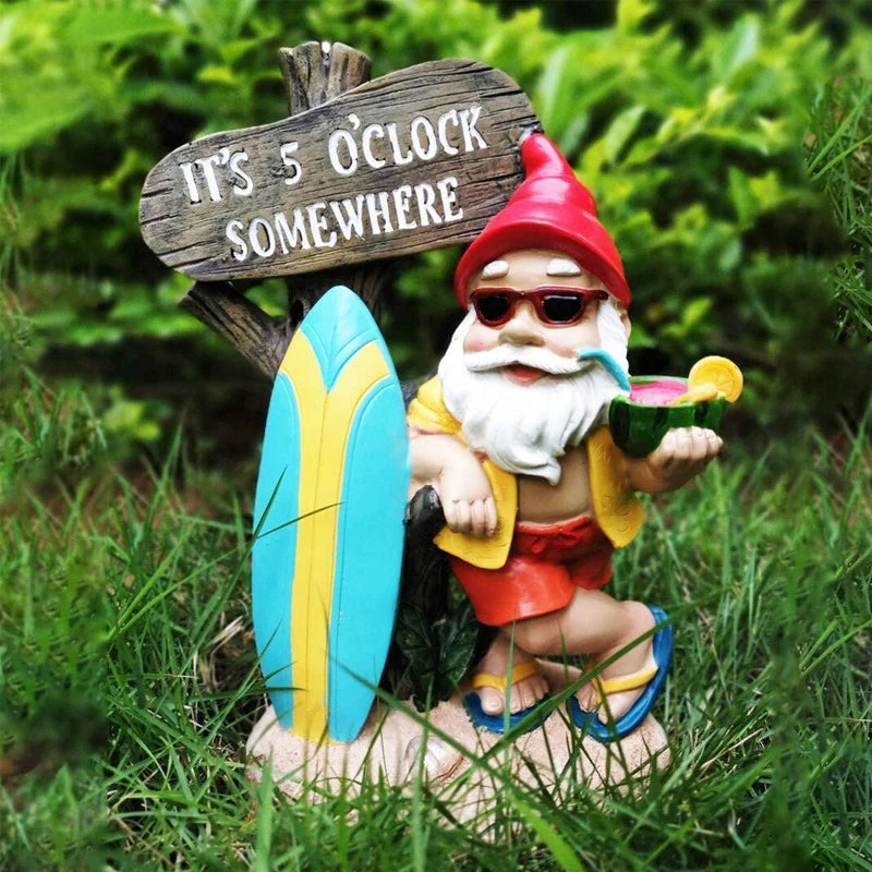 Resin Dwarf Statue Ornament - Image 8