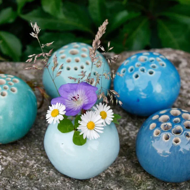 Resin Handmade Vase Flower Stone Table Decor - Image 7