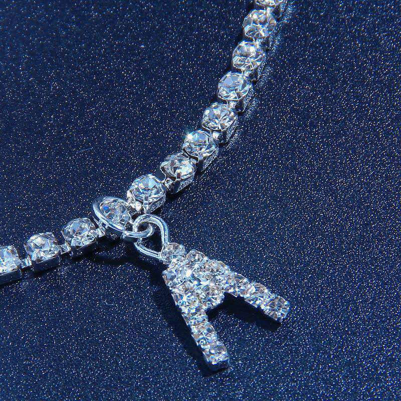 Rhinestone Letter Anklets - Image 11