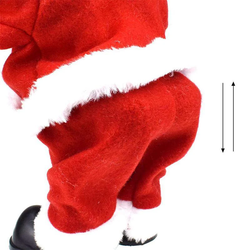 Santa Claus doll shaking the hips,Chimney Climbing Santa Claus,Santa Claus Riding An Electric Reindeer - Image 8