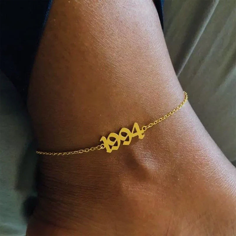 Stainless Steel Vintage Anklets - Image 3