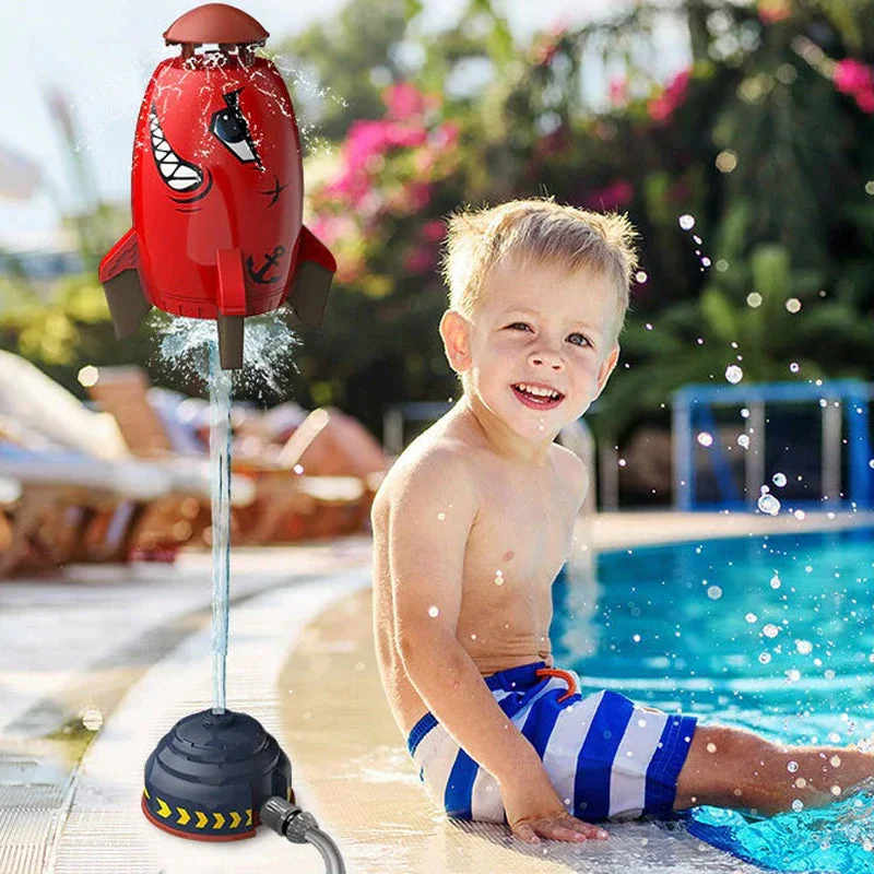 Summer Toy Outdoor Yard Rocket Sprinkler - Image 6