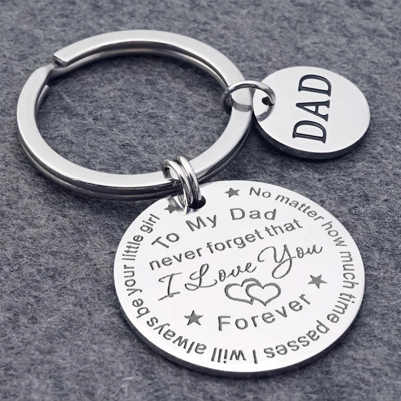 To My Dad/Mom Keychain (Dad/Mom Pendant) - Image 4