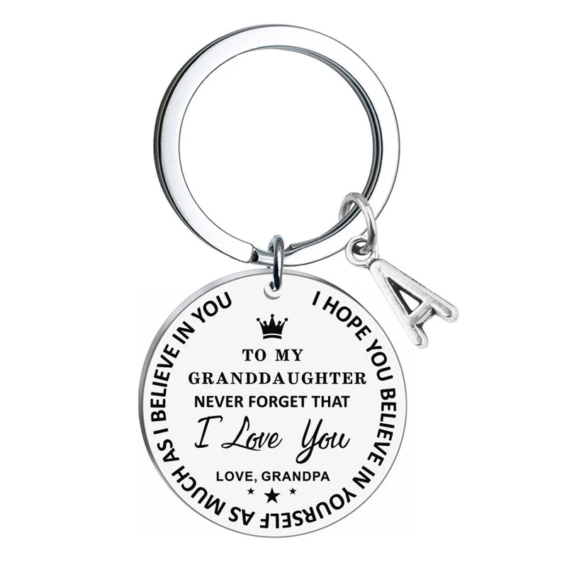 To My Granddaughter/Grandson Keychain - Image 3