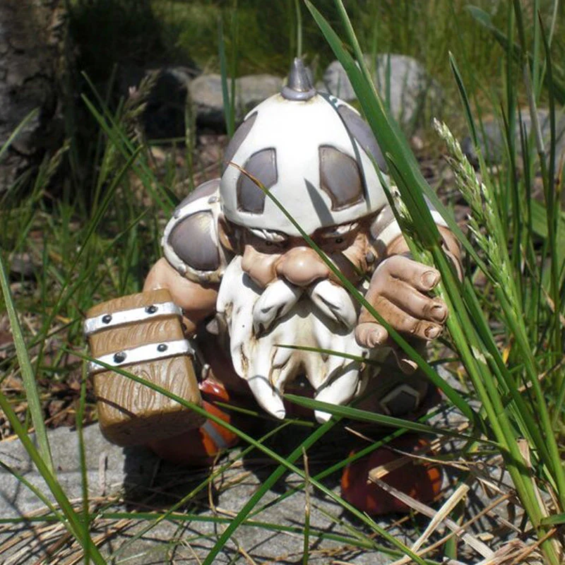 Viking Victor Norse Dwarf Gnome Statue - Image 10
