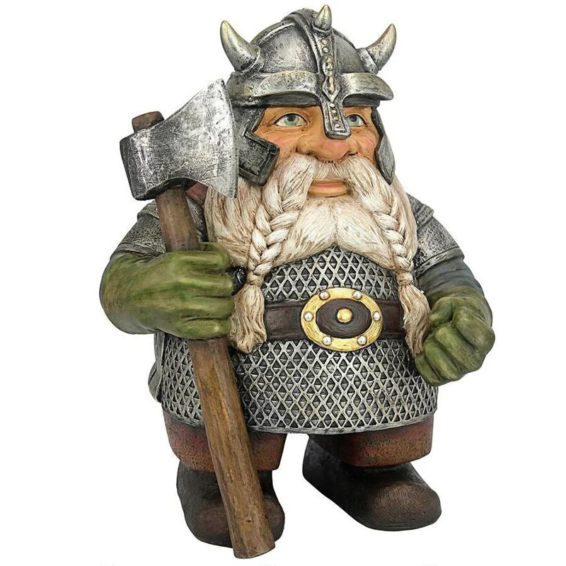 Viking Victor Norse Dwarf Gnome Statue - Image 9