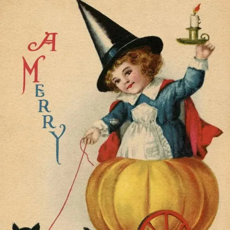 Vintage Halloween Postcard (24 pcs) - Image 5