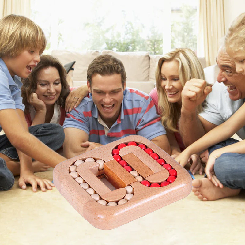 Wood Puzzle Maze Game Toy - Image 8