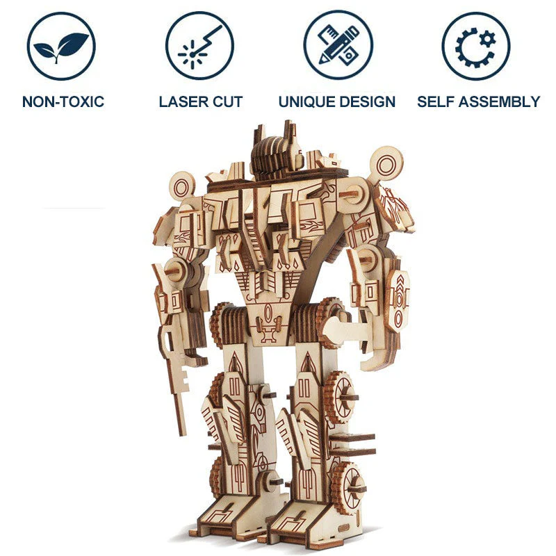 WoodCraft Assembly Puzzle Set - Image 5